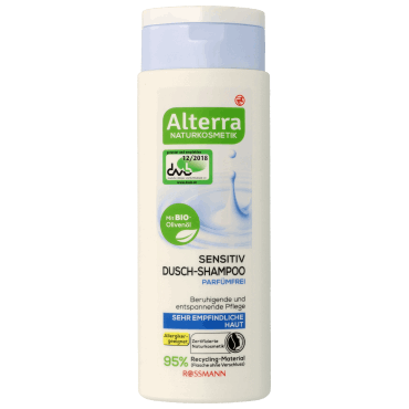 Alterra -  Alterra, Szampon i żel pod prysznic 2w1, bezzapachowy, do skóry bardzo wrażliwej
